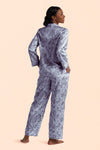 Brushed Back Satin Pajama