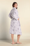 Fleece Long Wrap Robe| Clearance only