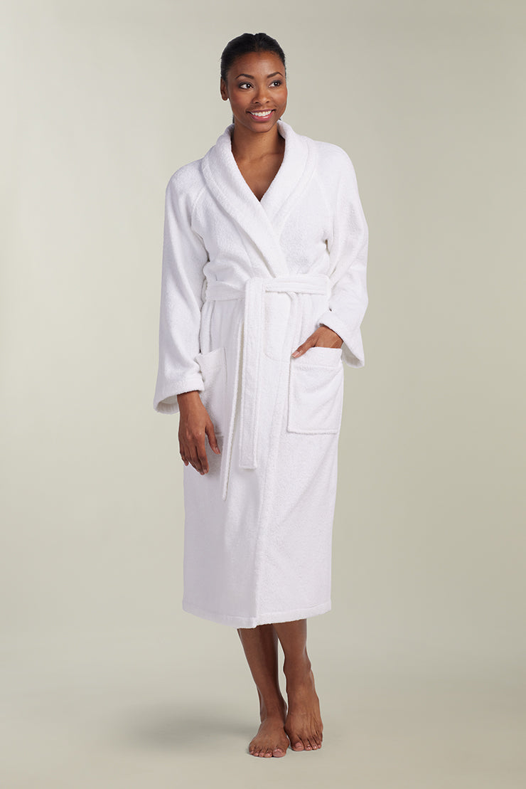 Terry Long Wrap Robe – Miss Elaine Store