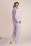 Brushed Back Satin Pajama