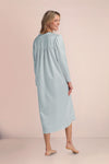 Brushed Back Satin Long Nightgown