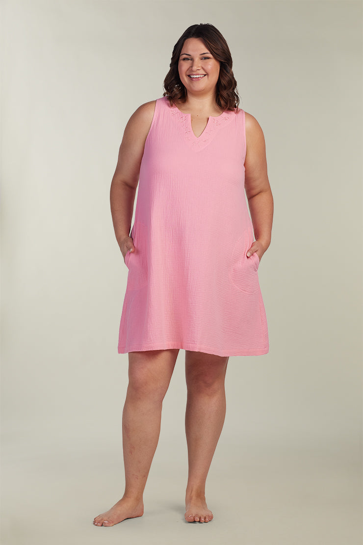 Gauze Short Robe | Clearance only – Miss Elaine Store