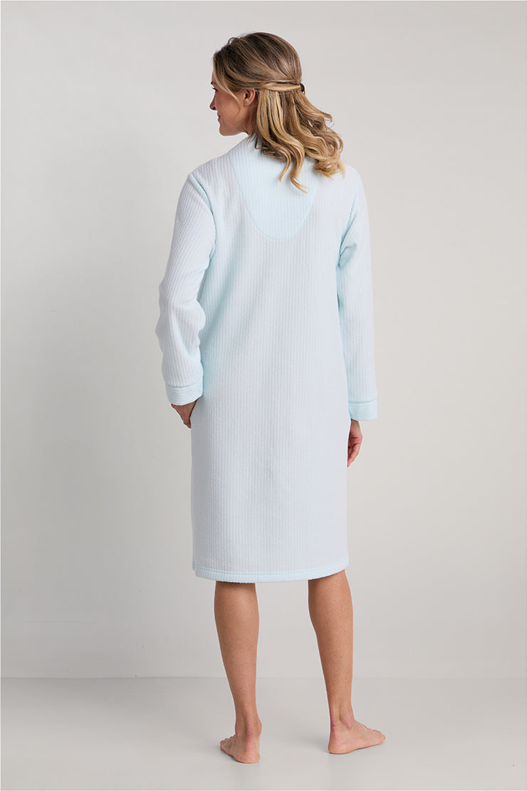 Brushed Back Terry Short Robe