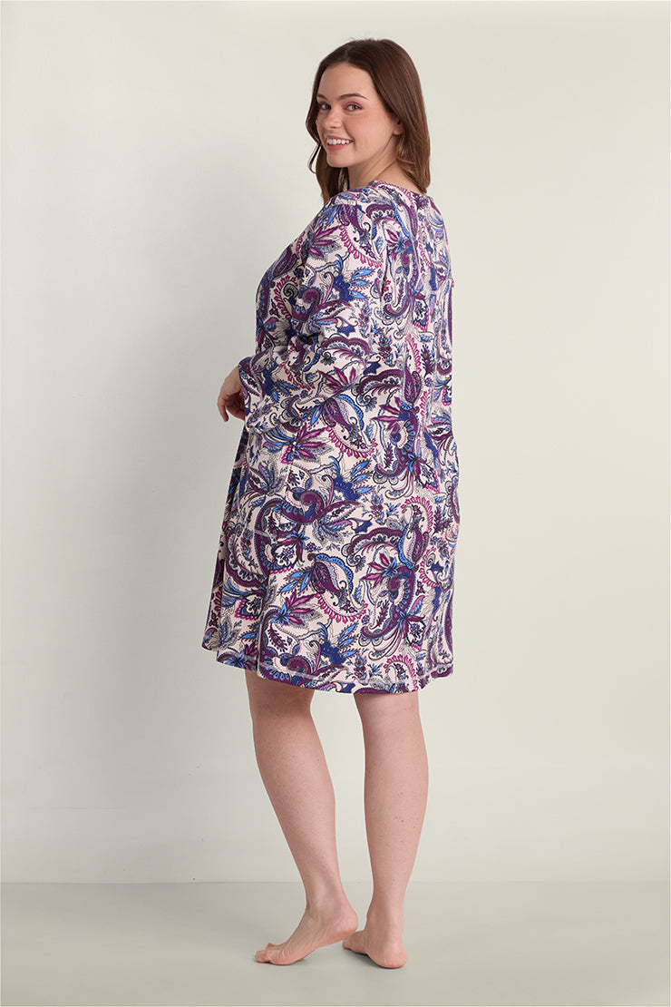 Interlock Knit Short Robe