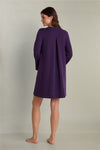 Quilt-In-Knit Short Robe