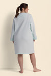Brushed Back Terry Short Robe
