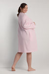 Brushed Back Terry Short Robe