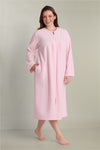 Brushed Back Terry Long Robe