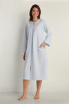 Brushed Back Terry Long Robe