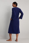Brushed Back Terry Long Robe