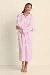 Brushed Back Terry Long Robe