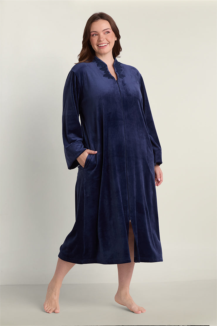 Fleece Long Robe