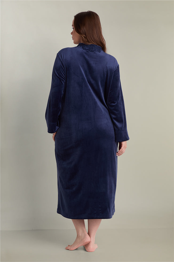 Fleece Long Robe