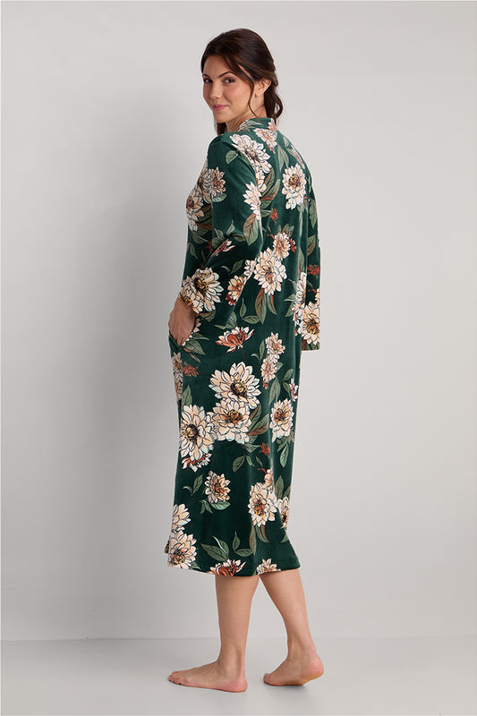 Fleece Long Robe