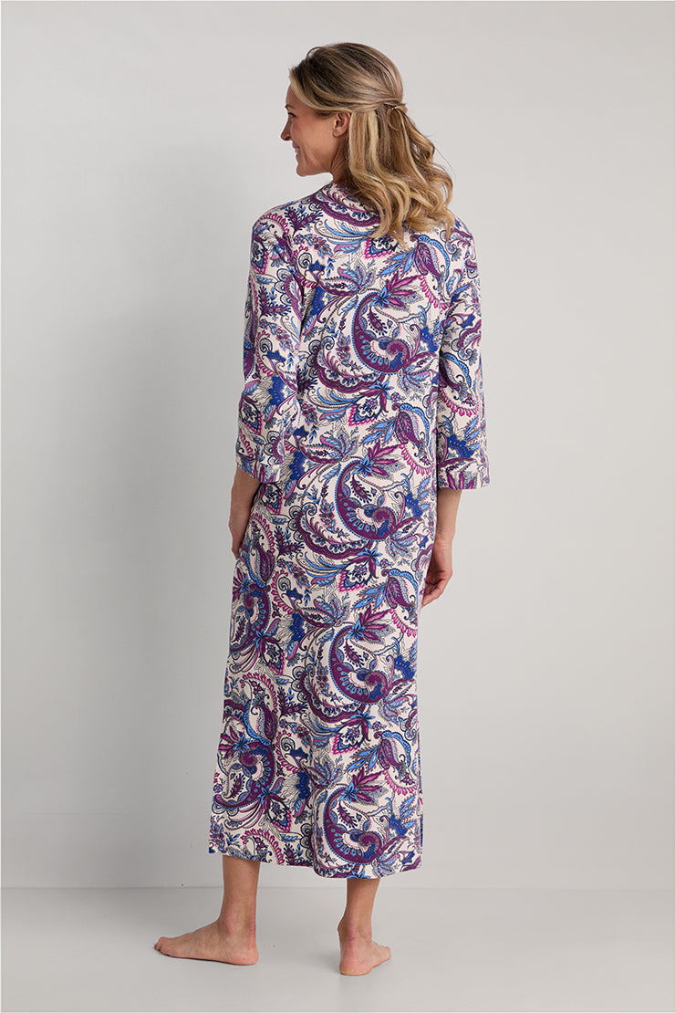 Interlock Knit Long Robe