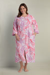 Interlock Knit Long Robe