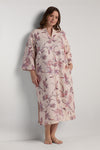 Quilt-In-Knit Long Robe