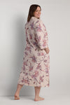 Quilt-In-Knit Long Robe
