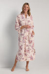Quilt-In-Knit Long Robe