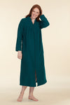 Brushed Back Terry Long Robe