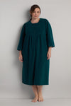 Brushed Back Terry Long Robe
