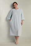 Brushed Back Terry Long Robe