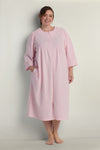 Brushed Back Terry Long Robe