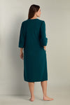 Brushed Back Terry Long Robe