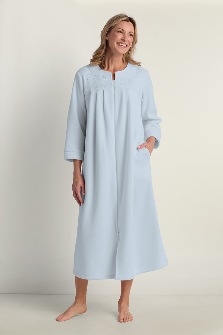 long fleece dress Robe filtercolor:black Twirl With Me Maxi Stay cozy and warm Color:#37-Royal Blue