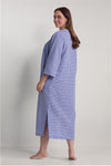 Seersucker Long Robe