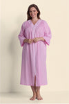 Seersucker Long Robe