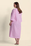 Seersucker Long Robe