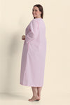 Seersucker Long Zipper Robe