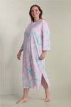 Interlock Knit Long Zip Robe