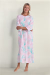 Interlock Knit Long Zip Robe