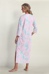 Interlock Knit Long Zip Robe
