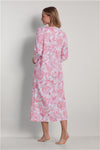 Interlock Knit 3/4 Sleeve Long Robe