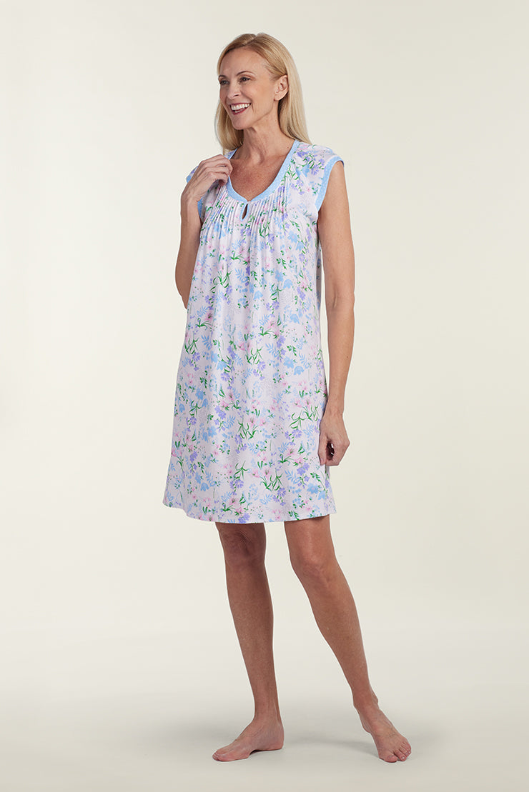 Cottonessa Short Nightgown Miss Elaine Miss Elaine Store