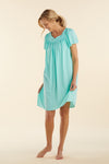 Nylon Tricot Short Nightgown