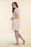 Cotton Knit Short Nightgown