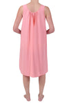 Nylon Tricot Nightgown -Sleeveless Short Gown