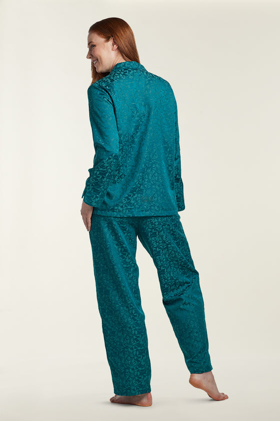 Brushed Back Satin Pajama | Clearance only