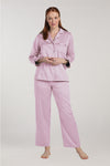 Brushed Back Satin Pajama