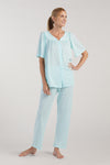 Nylon Tricot Pajama Set