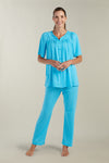 Nylon Tricot Pajama Set