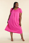 Nylon Tricot Long Nightgown