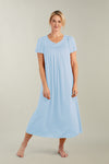 Nylon Tricot Long Nightgown