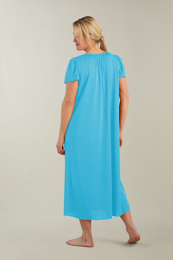 Nylon Tricot Long Nightgown