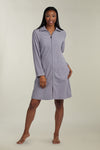 Terry Knit Robe - Short Robe/Long Sleeves/Pockets | Clearance only