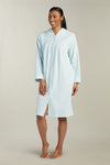 Brushed Back Terry Knit Robe - Short Robe/Long Sleeves | Clearance only